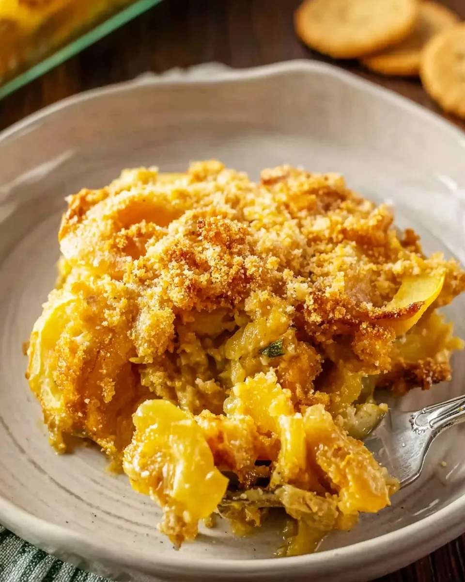 Old-Fashioned Southern Squash Casserole: A Cheesy Comfort Classic
