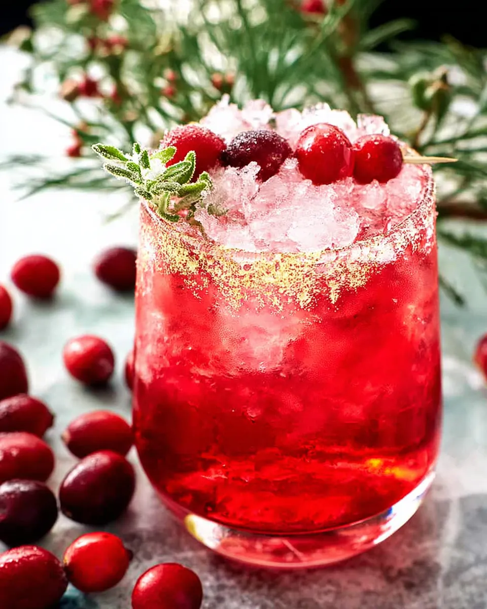 The Easiest Festive Cranberry Mocktail (In 5 Minutes!)