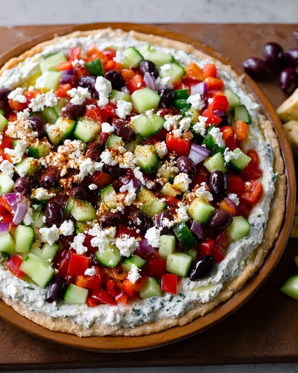 The Ultimate Layered Mediterranean Dip (Better Than the Usual 7-Layer Dip!)
