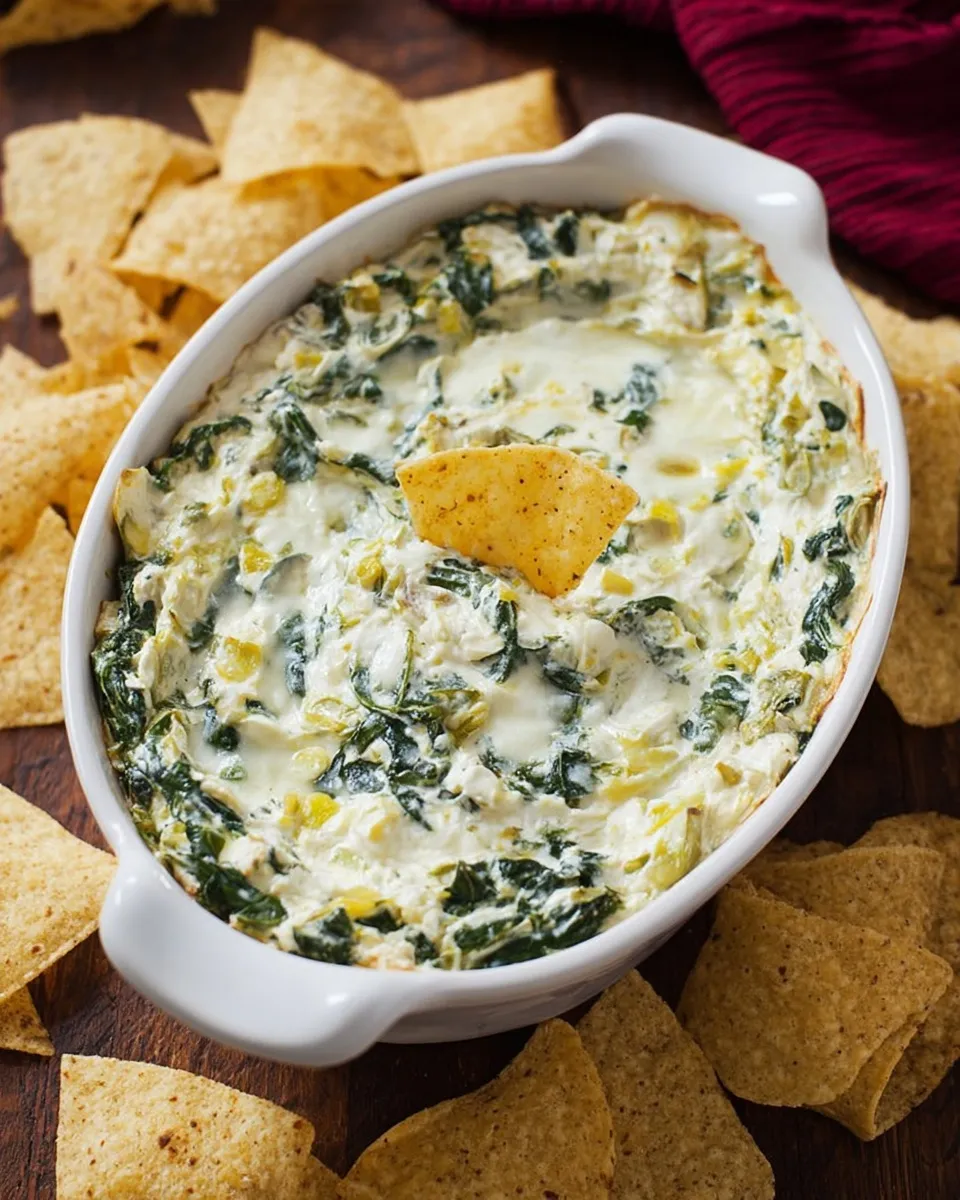 Creamy Baked Spinach Artichoke Dip: The Ultimate Easy Party Appetizer