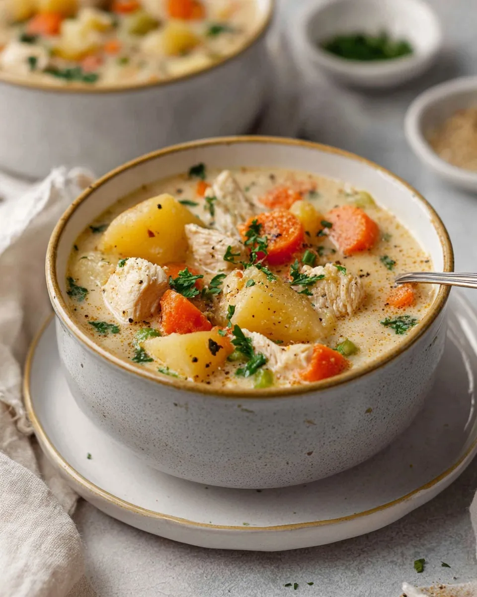 Easy Rotisserie Chicken Pot Pie Soup (Ready in 30 Minutes!)