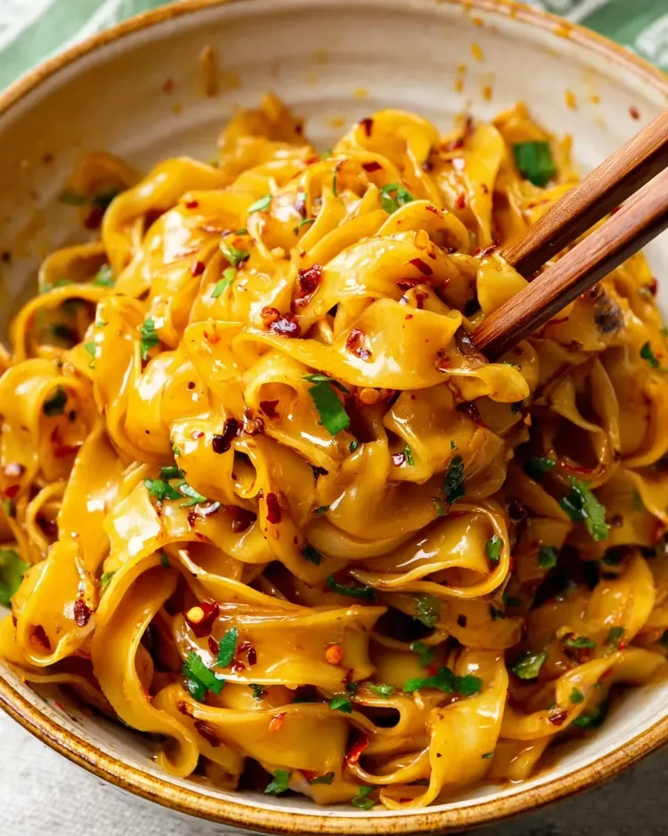 10-Minute Garlic Chili Oil Noodles (Easy Viral Recipe)