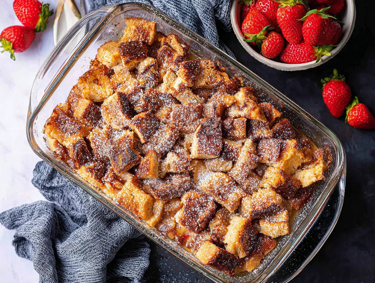 The Ultimate Easy Baked French Toast Casserole for a Crowd