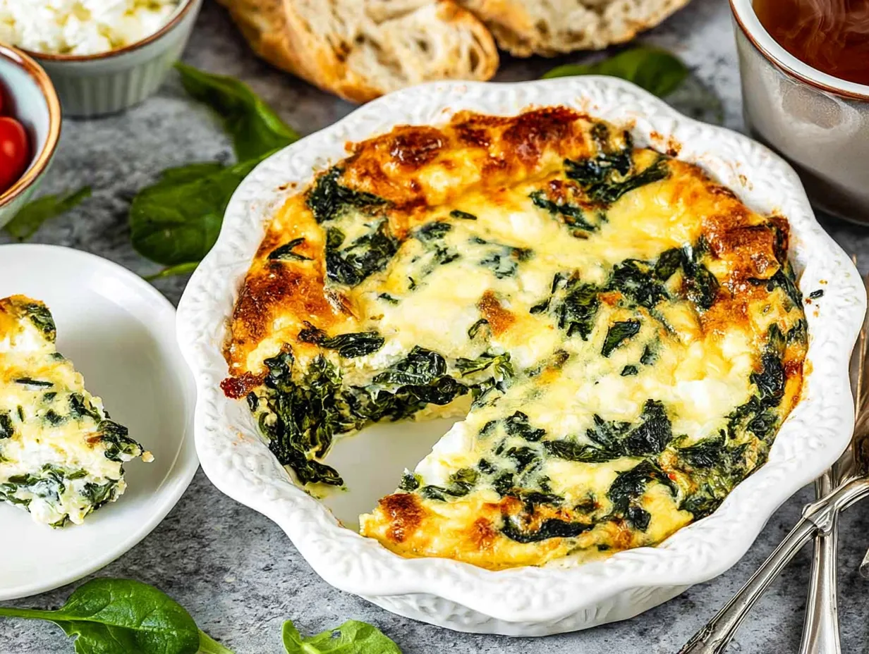 The Ultimate Easy Crustless Spinach Quiche Recipe