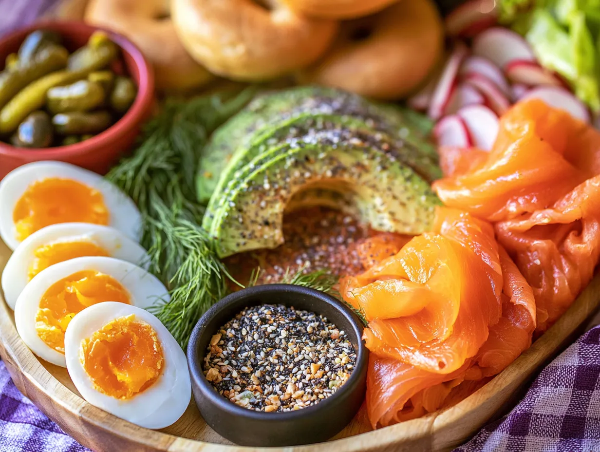 How to Build the Ultimate Smoked Salmon Bagel Board