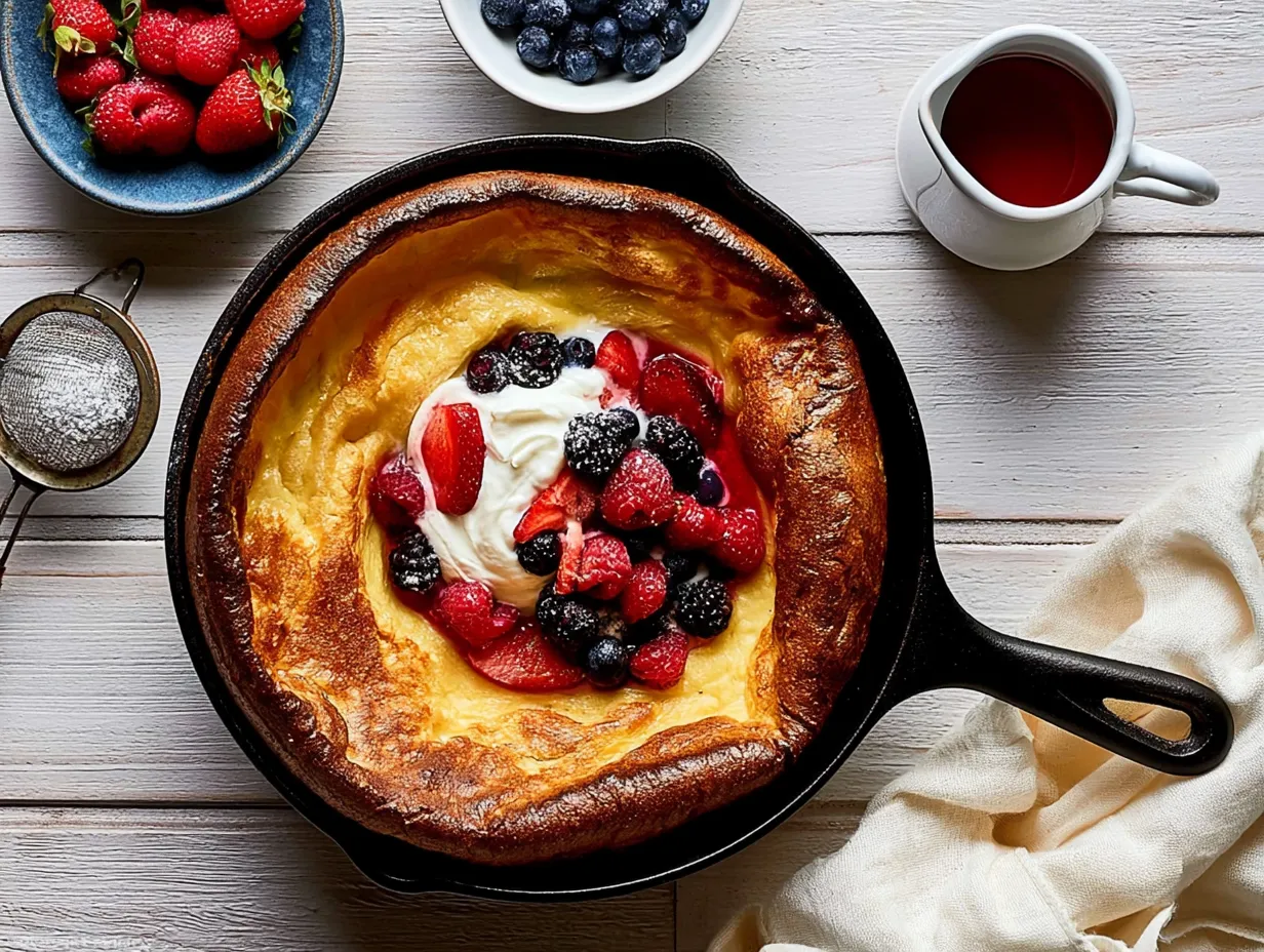 Easy Dutch Baby Pancake Recipe – The Ultimate Fluffy Breakfast!