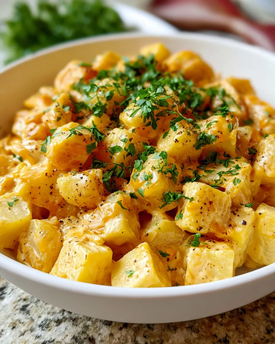Crockpot Cheesy Potatoes