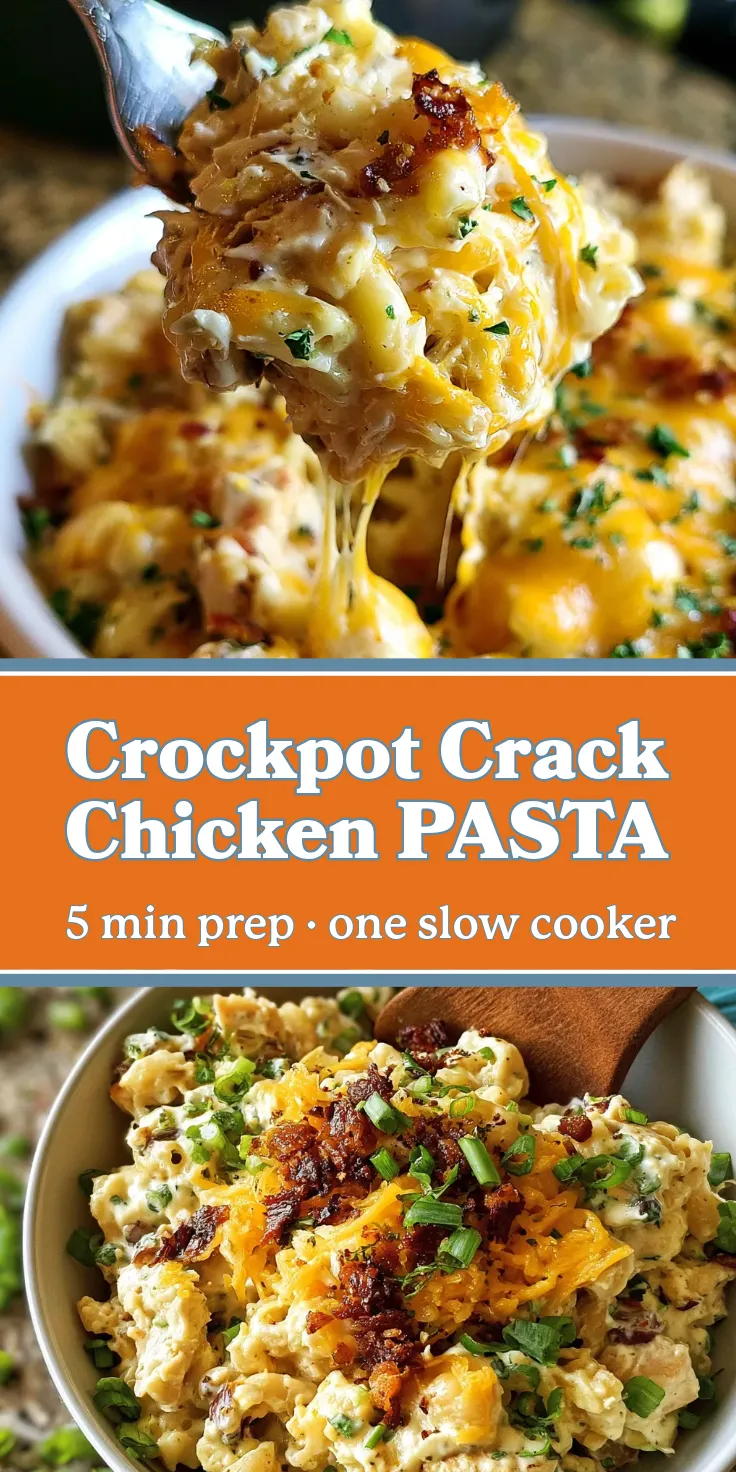 Creamy pasta with cheddar, green onions, and bacon bits, served in a large bowl; topped with melted cheese.