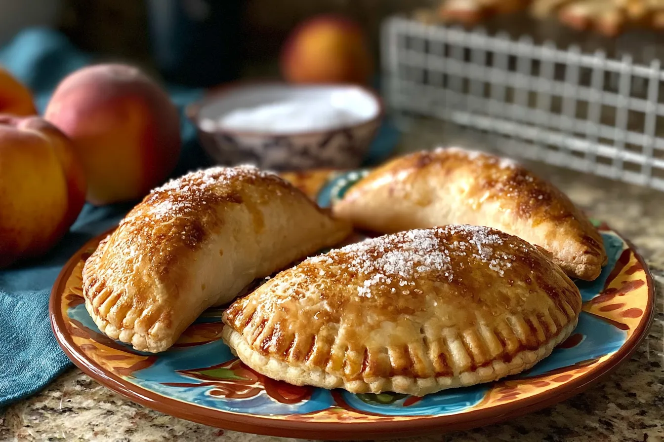 Peach Hand Pies with Fresh Peach Filling (50 Minutes)